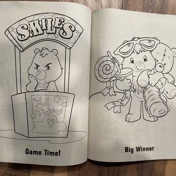 New Set of 3 Care Bear Activity/Coloring Books - Picture 12 of 16